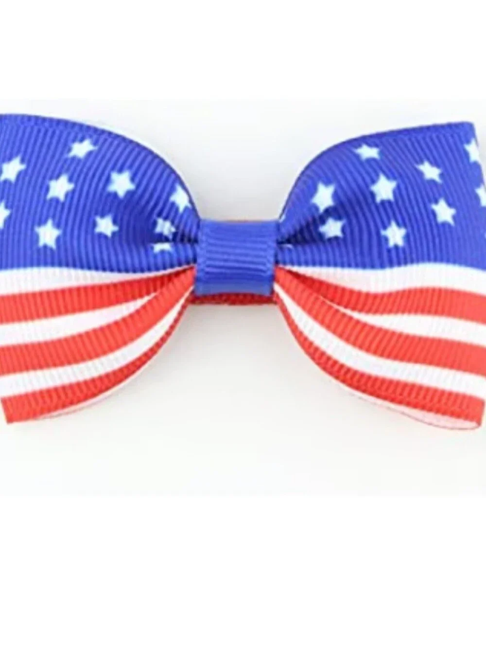 3 Piece American Flag Hair Clips Bow Baby Girls Hairclip USA Flag Hairpin Bows
